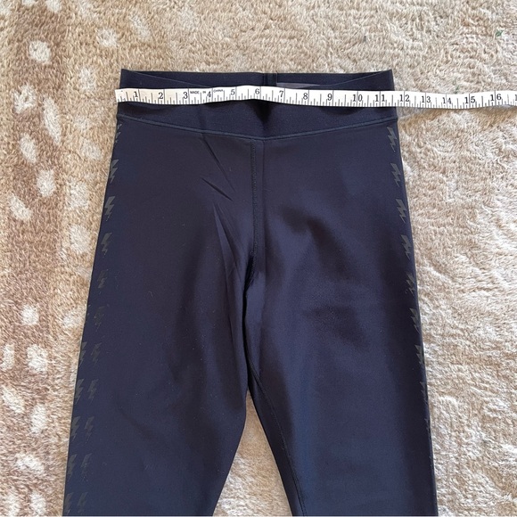 Ultracor Black Lux Compression Leggings Lightning Matte Flash Bolt Size Small - Picture 3 of 11